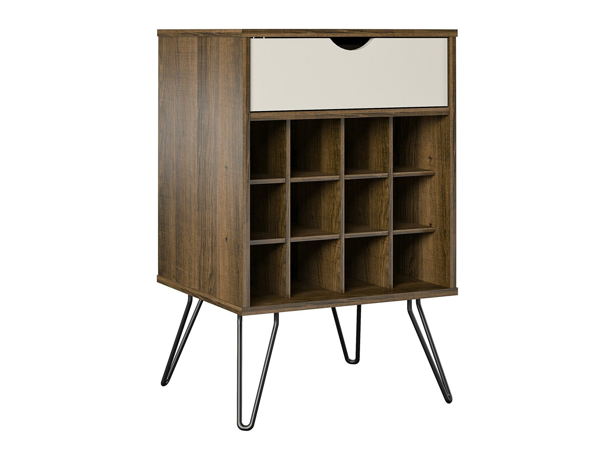 Помощна масичка Novogratz 186 (Дъб + Бял)