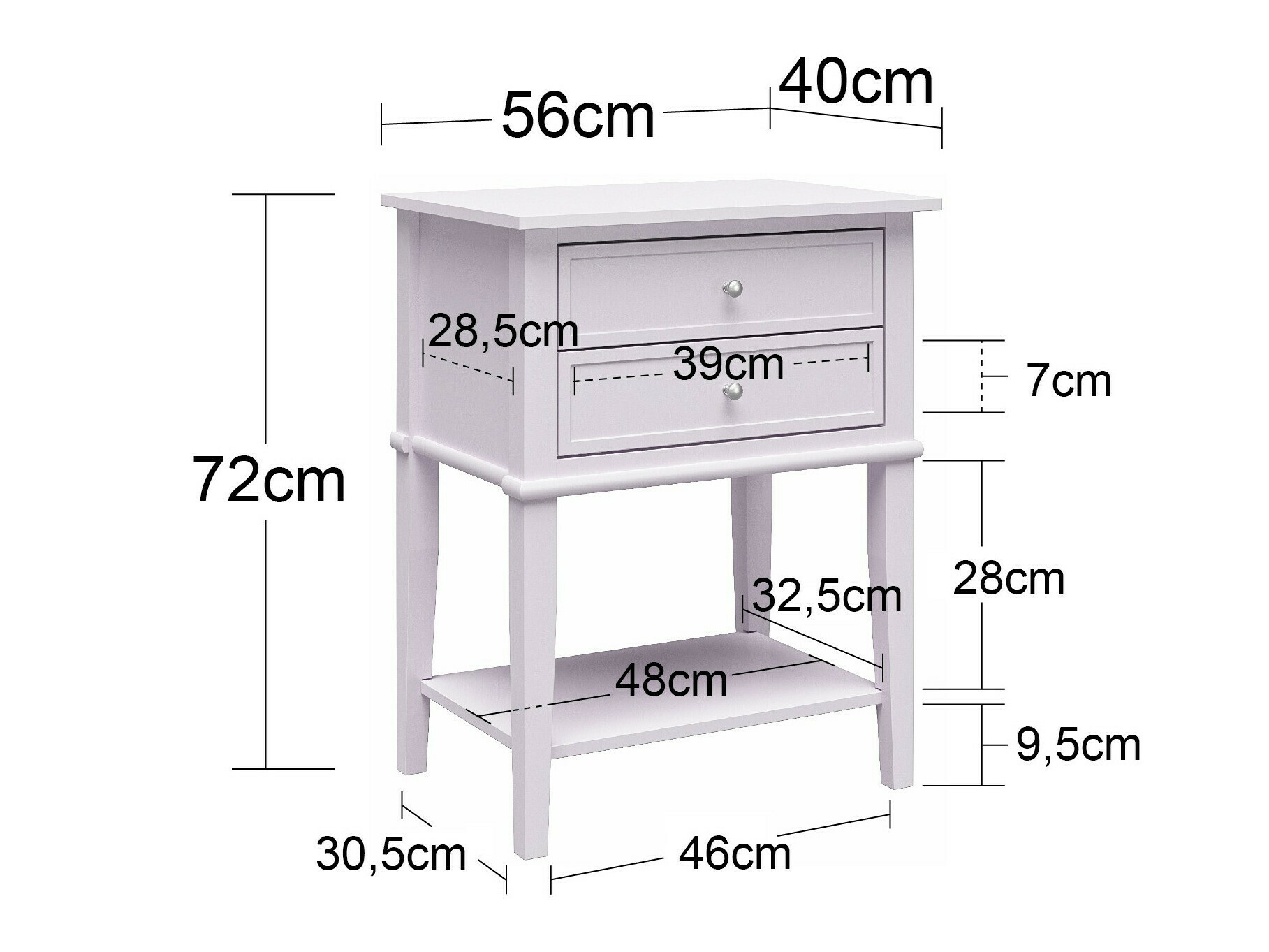 Помощна масичка Sonfivo 103 (Зелен)