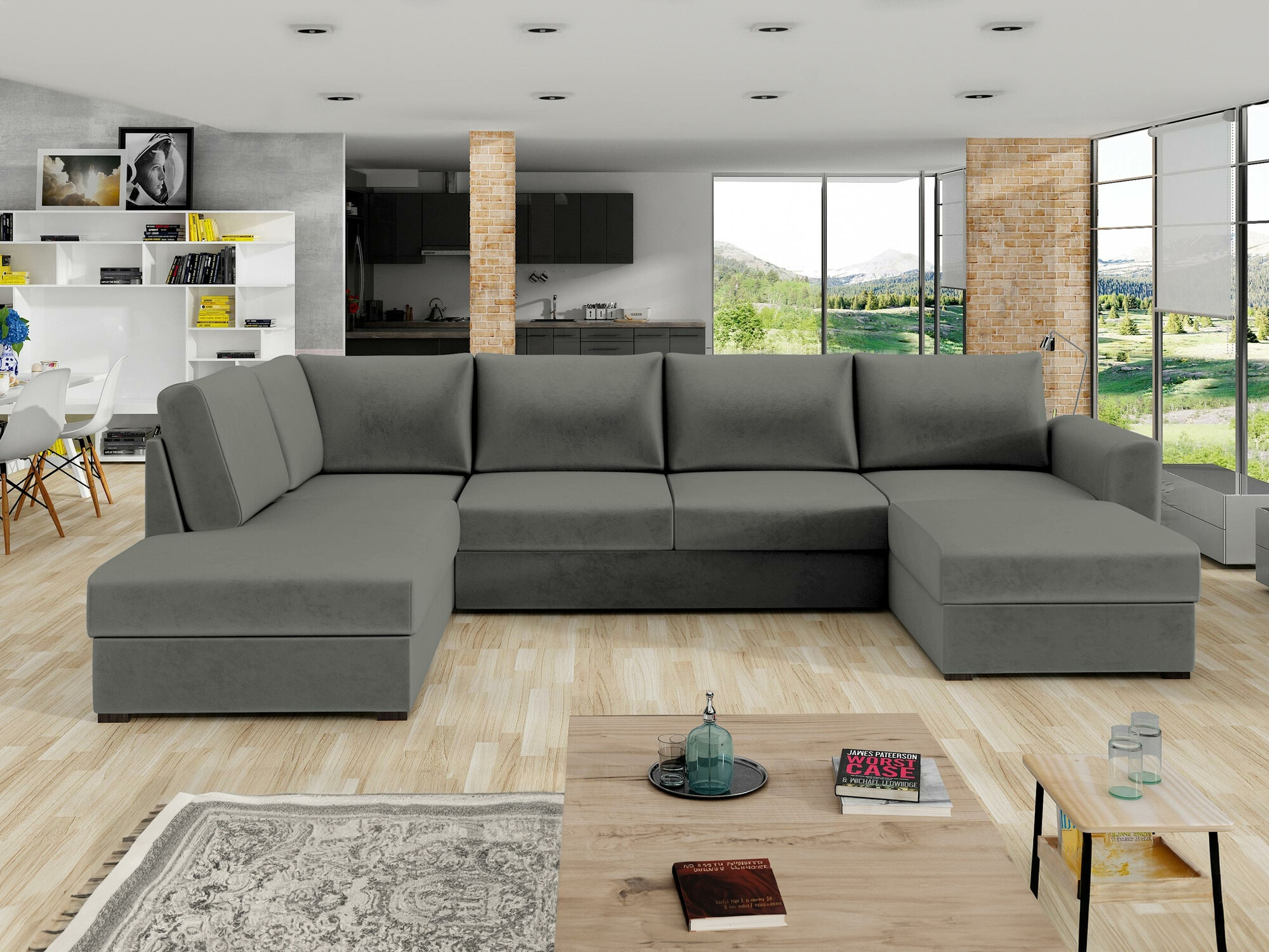 Ъглов диван Comfivo Flumen (Magic Velvet 2217)