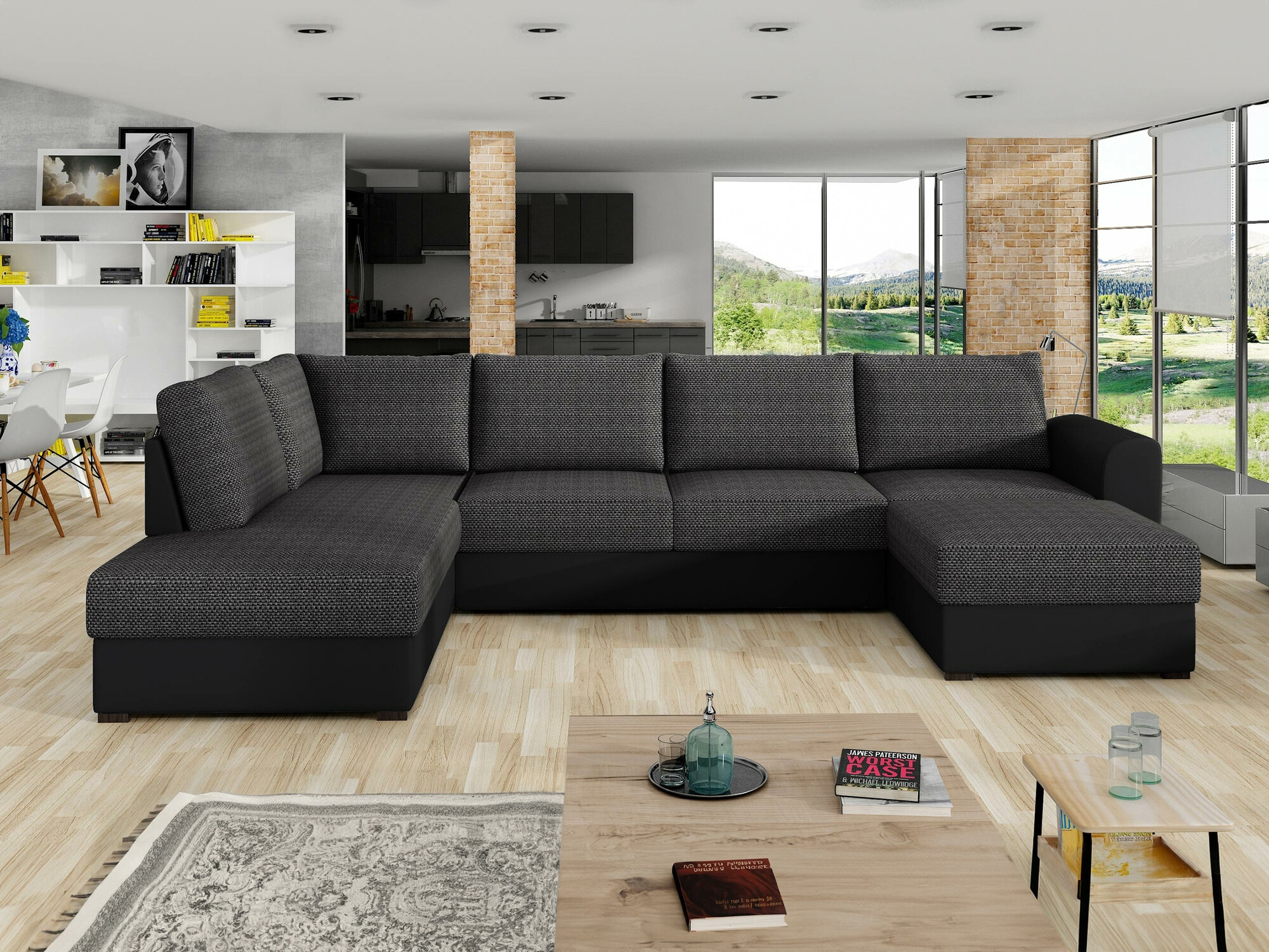 Ъглов диван Comfivo Flumen (Soft 011 + Majorka 03)