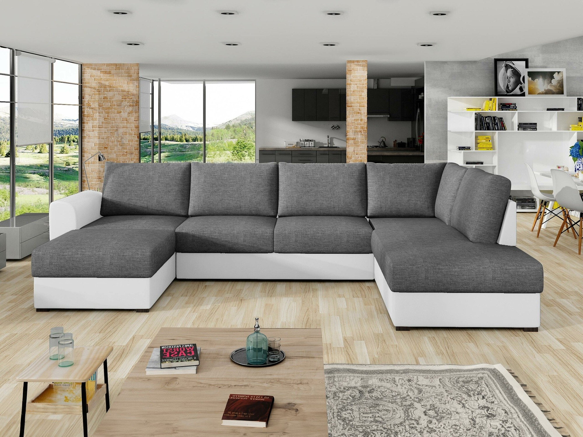 Ъглов диван Comfivo Flumen (Soft 017 + Lux 06)