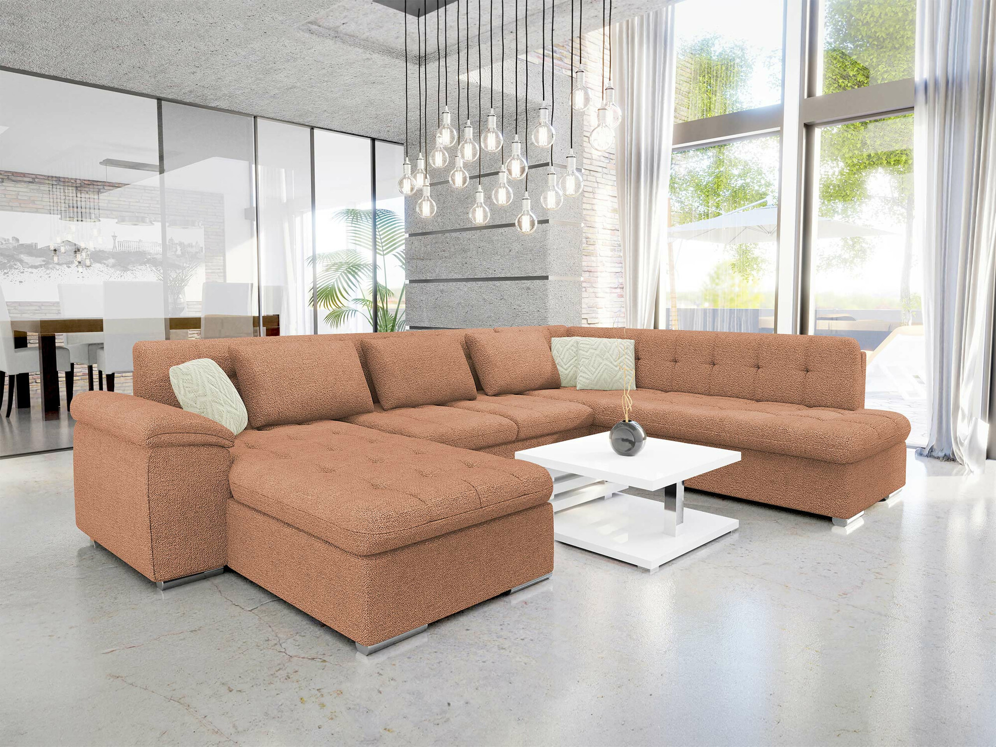 Ъглов диван Comfivo Gemma VI (Sicuro 35 + Sempre 6)