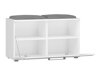 Шкаф за обувки Mandeville 179 (Бял)