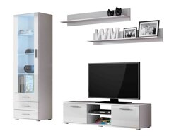 Комплект за хол Tornola 110 (Бял + Бял гланц)