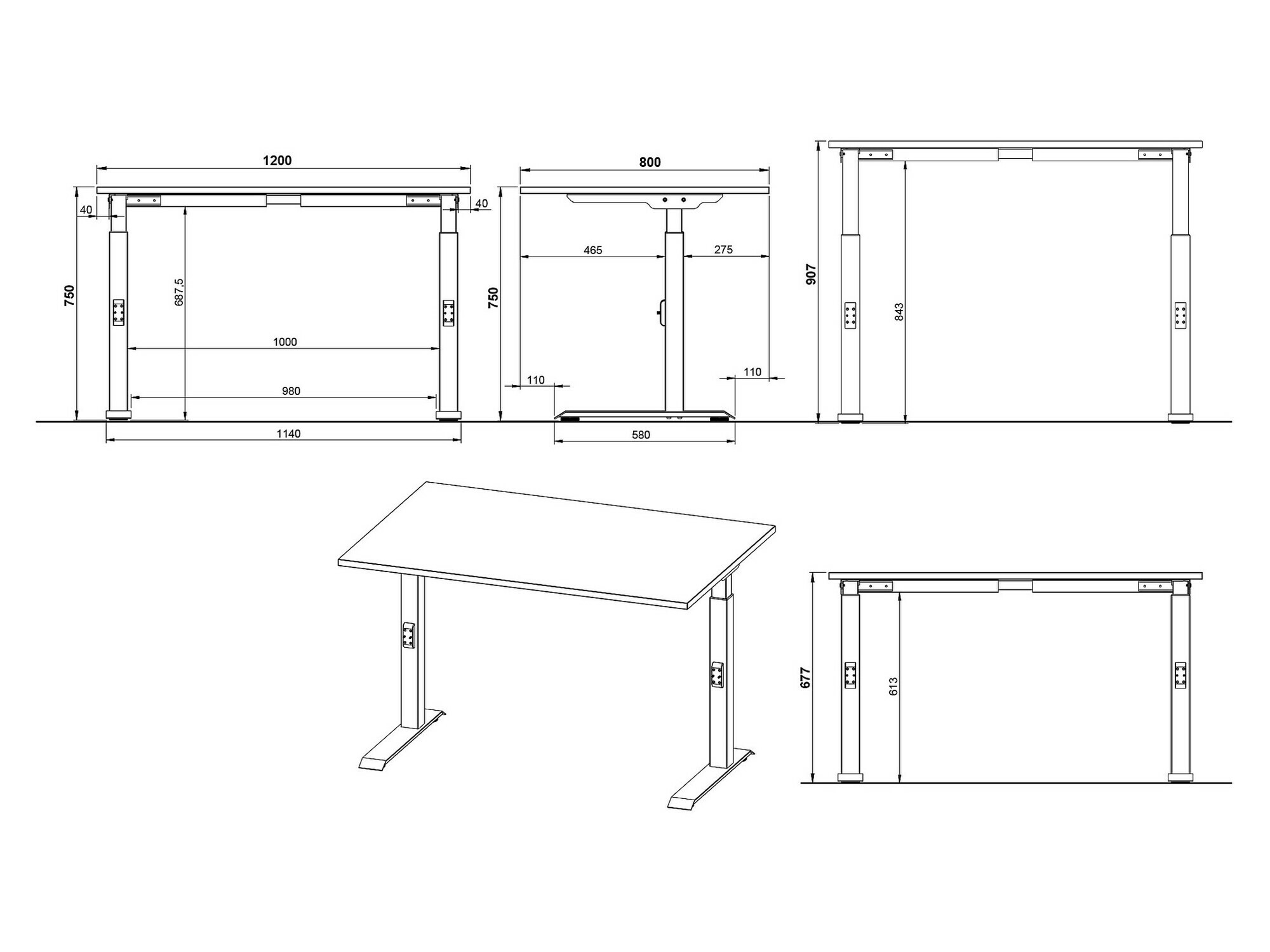 Офис бюро Vesbeno 108 (Кашмир + Черен)