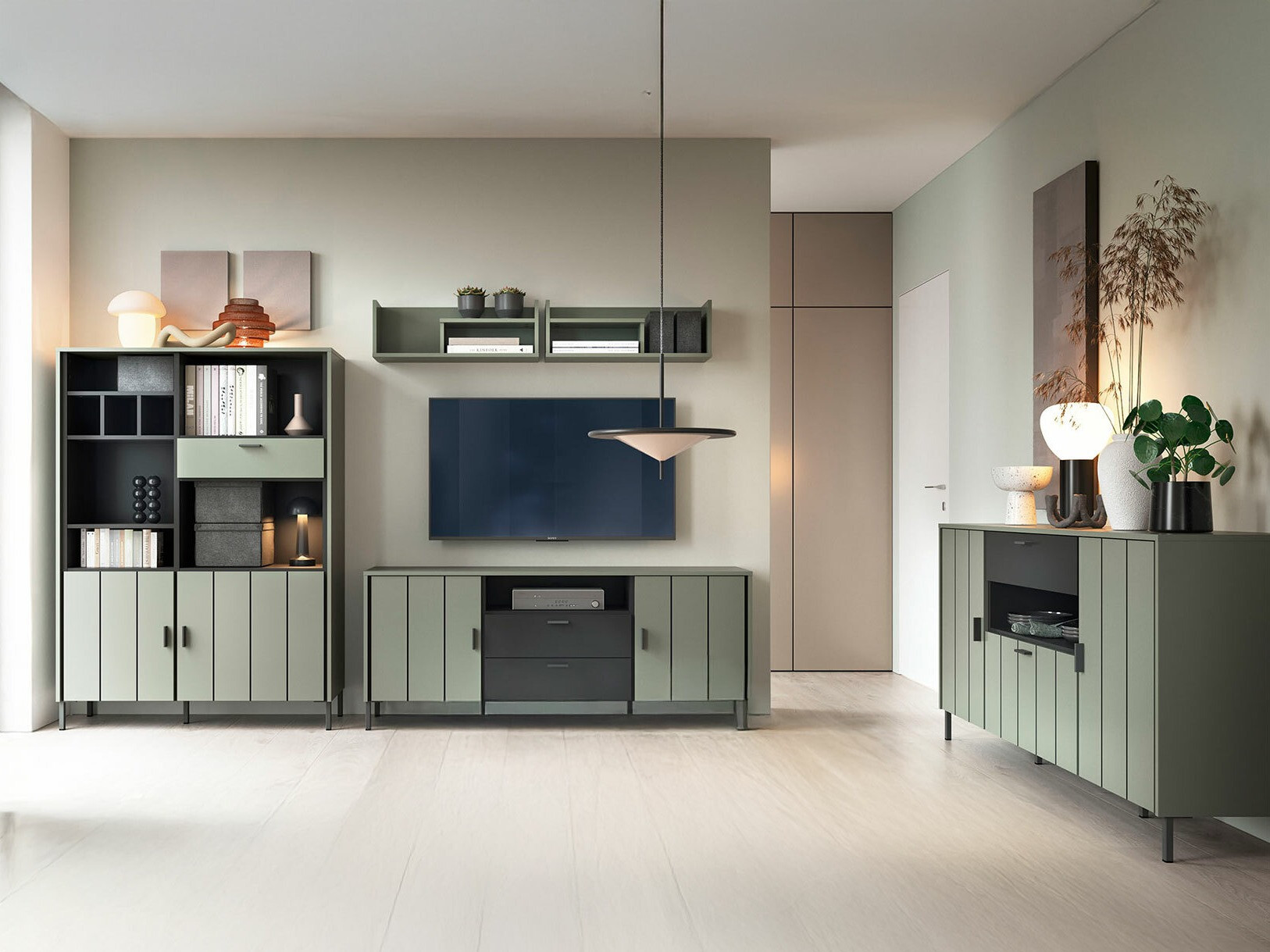 Комплект стенни етажерки Morelmi 111