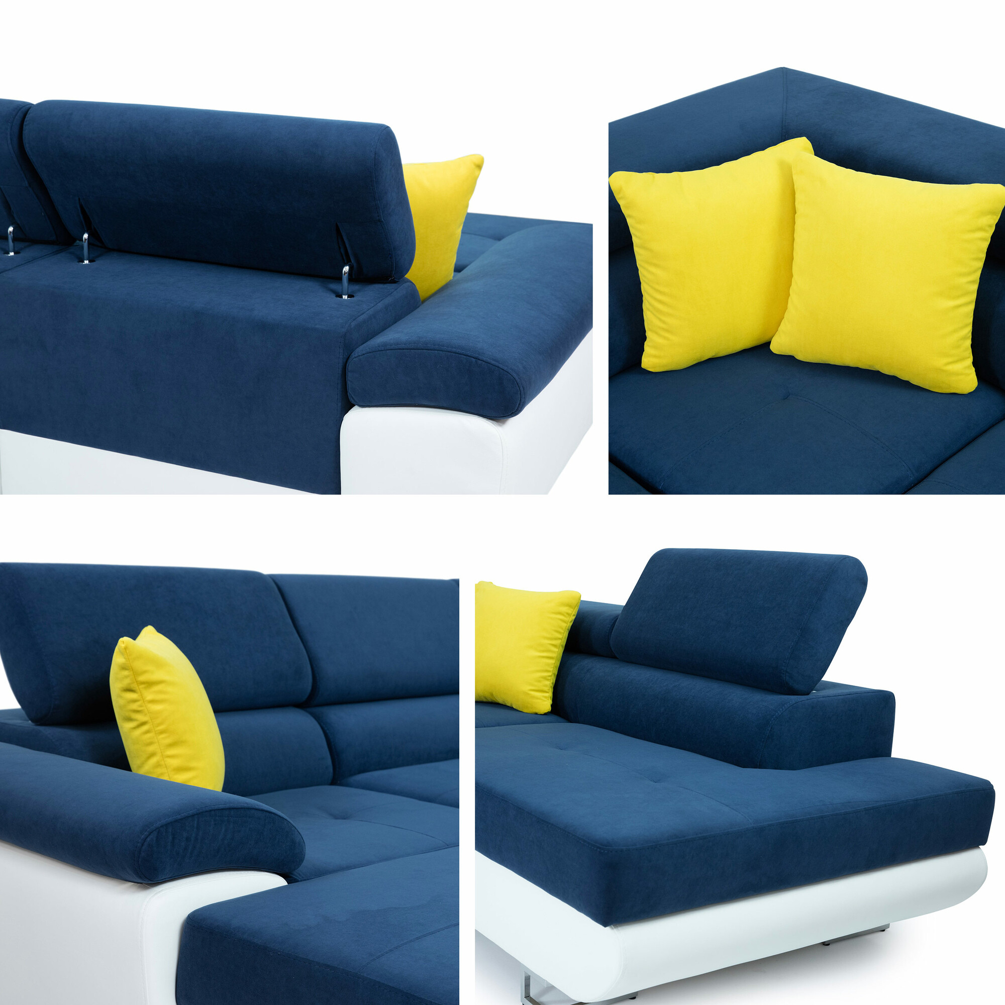 Ъглов диван Comfivo Ruta IV (Soft 017 + Lux 06 + Soft 017)