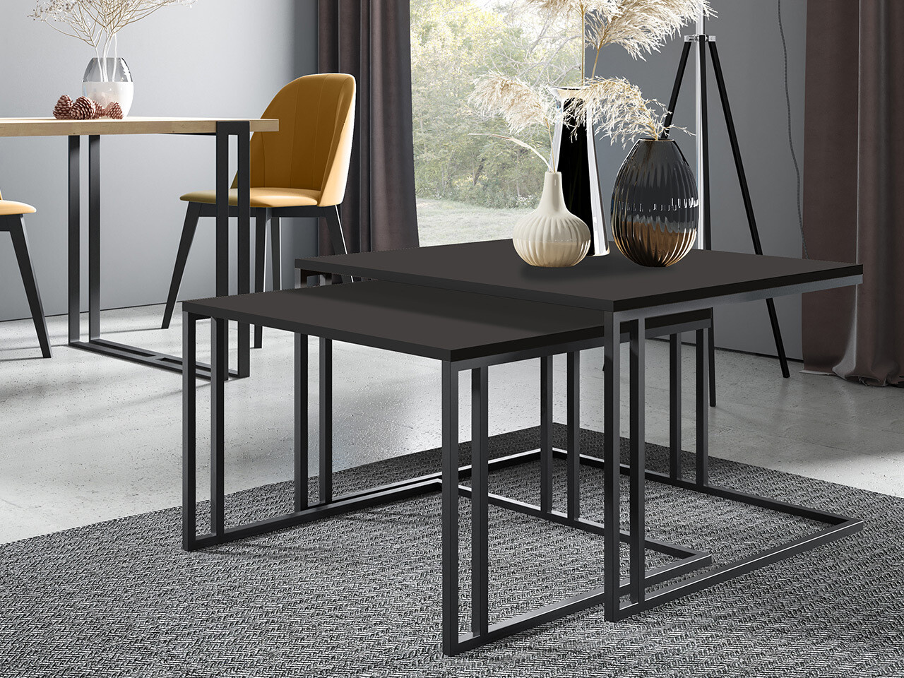 Комплект масички за кафе Oswego 110 (Черен)