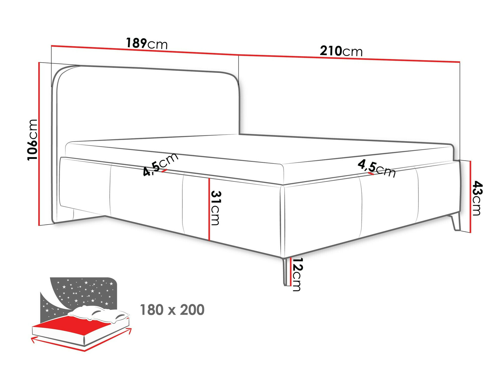 Легло ComfiDream Lumila (Velo 626)
