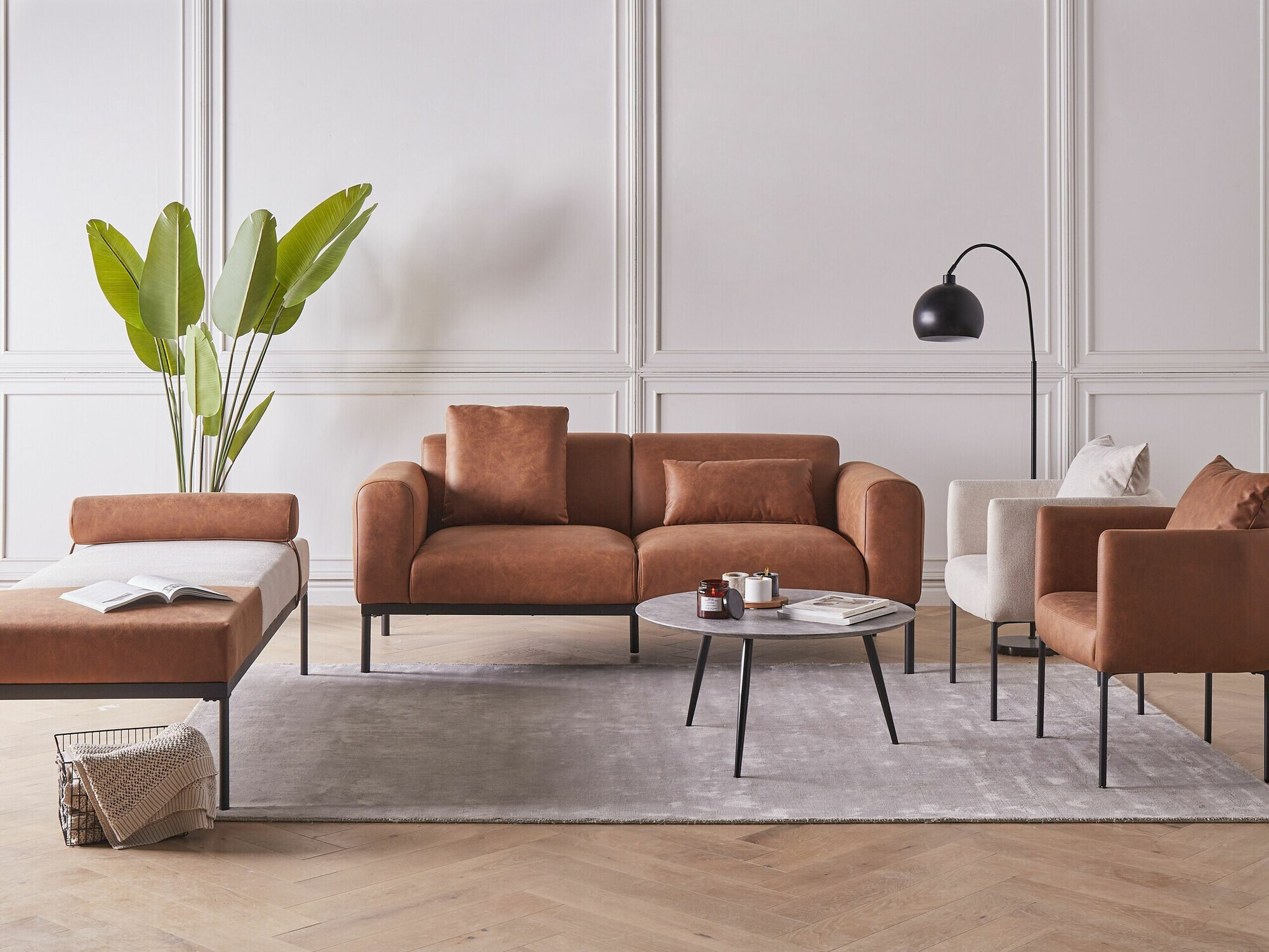 Фотьойл Berwyn 2203 (Кафяв)