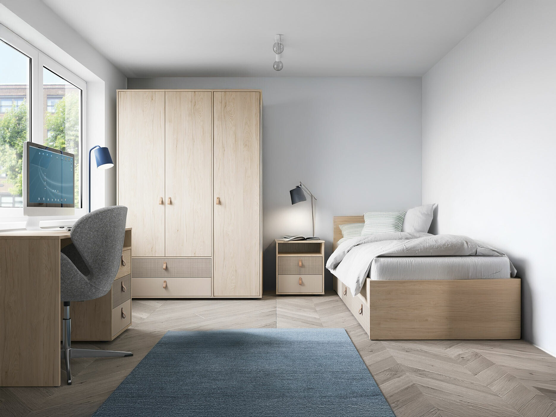 Стенна етажерка Sertesi 104