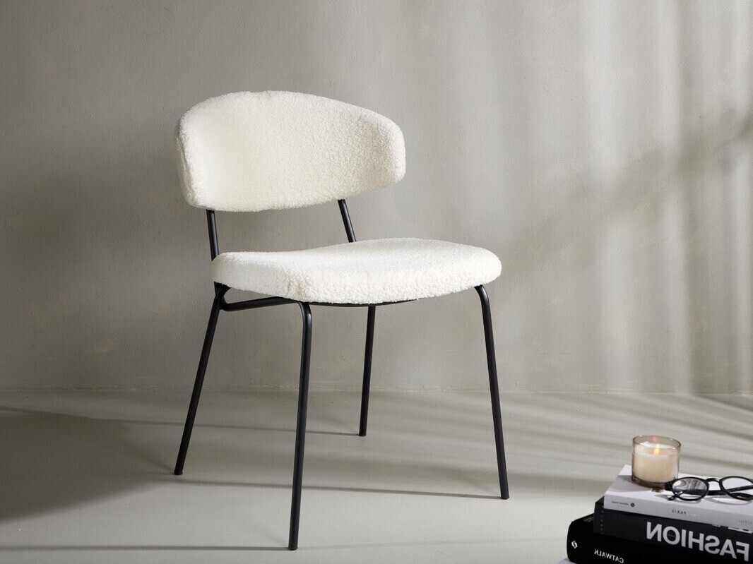 Стол Dallas 4533 (Бял + Черен)