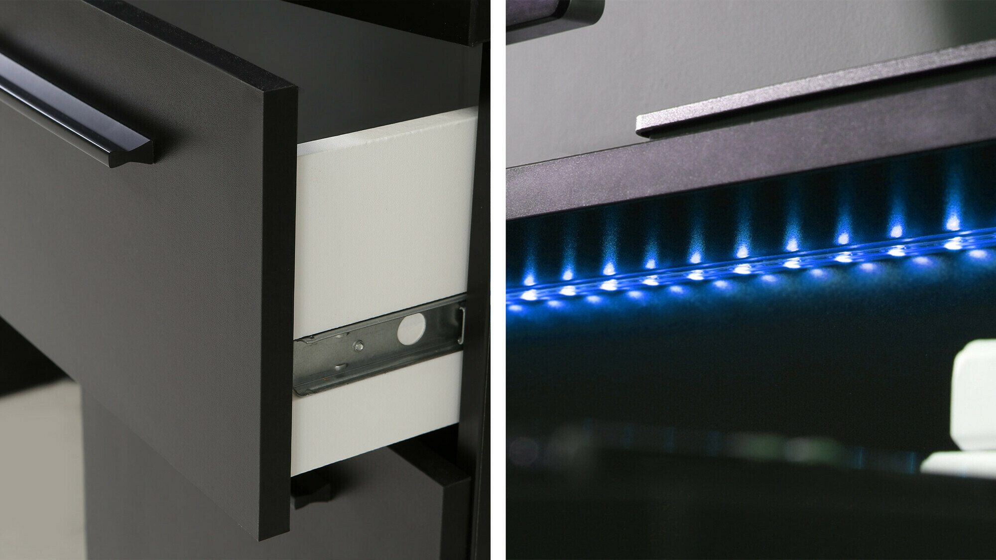 Геймърско бюро Serus (Черен мат)