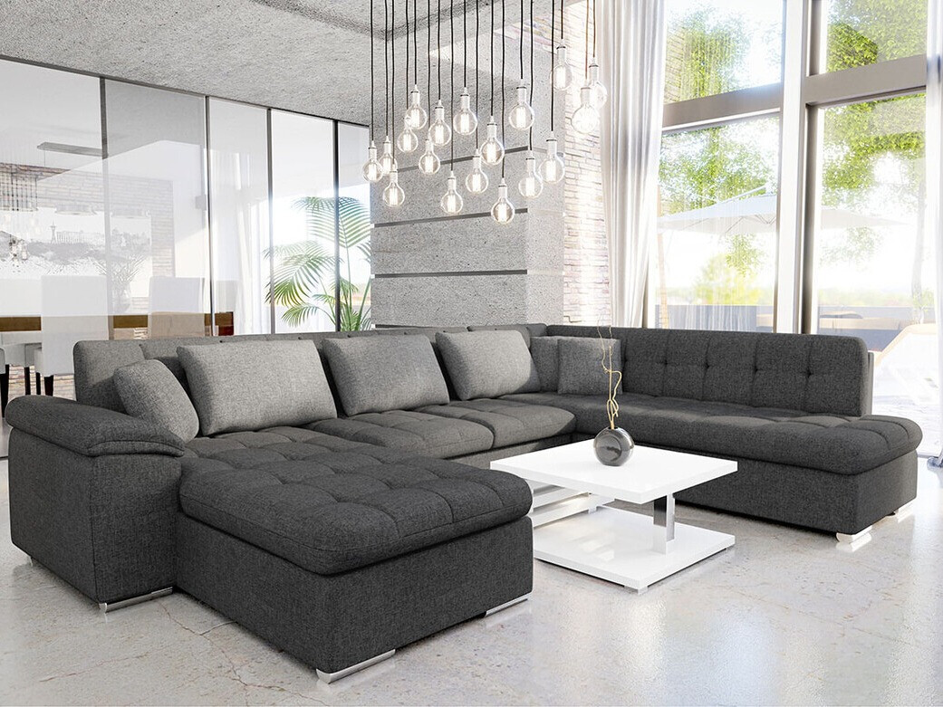 Ъглов диван Comfivo Gemma III (Lux 06 + Lux 06 + Lux 05)