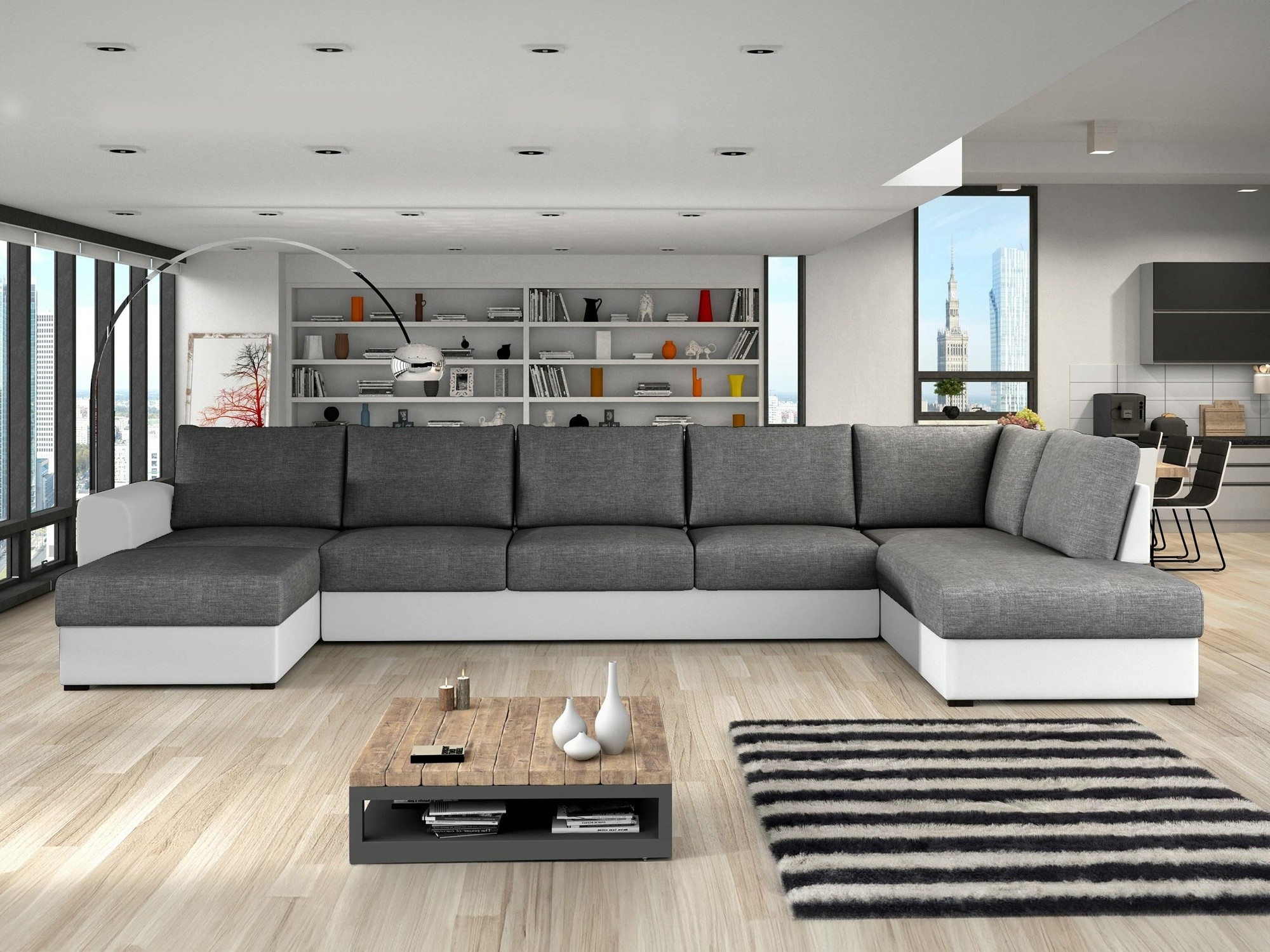 Ъглов диван Comfivo Flumen I (Soft 017 + Lux 06)