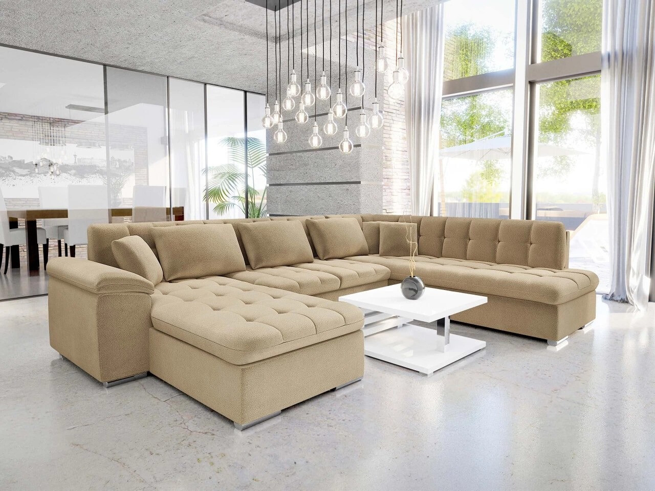 Ъглов диван Comfivo Gemma V (Hoton 204.10)