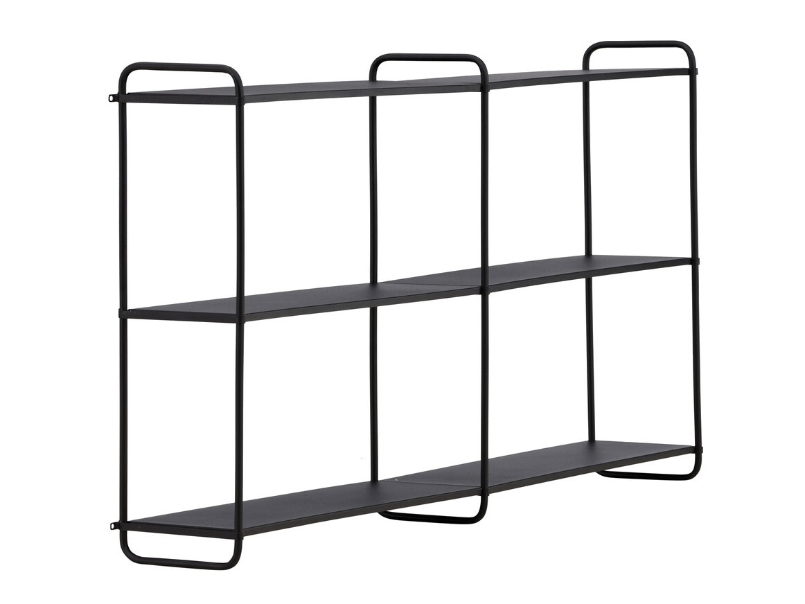 Стенна етажерка Dallas 4551 (Черен)