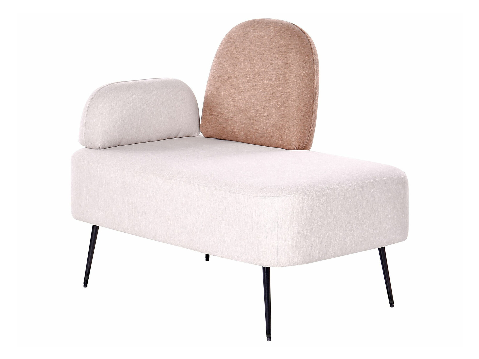 Кушетка Berwyn 1729 (Бял + Кафяв)