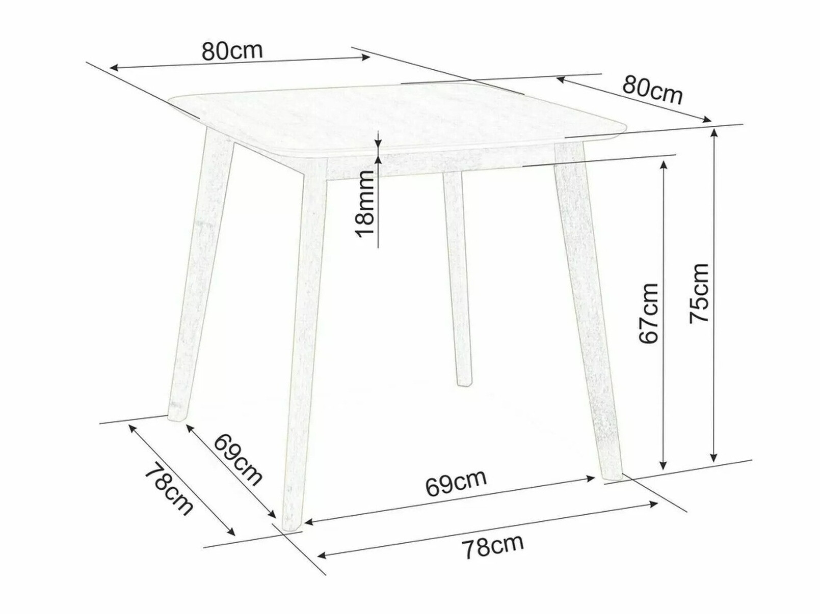 Маса Detroit 633