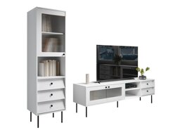 Комплект за хол Feletri 109 (Бял)