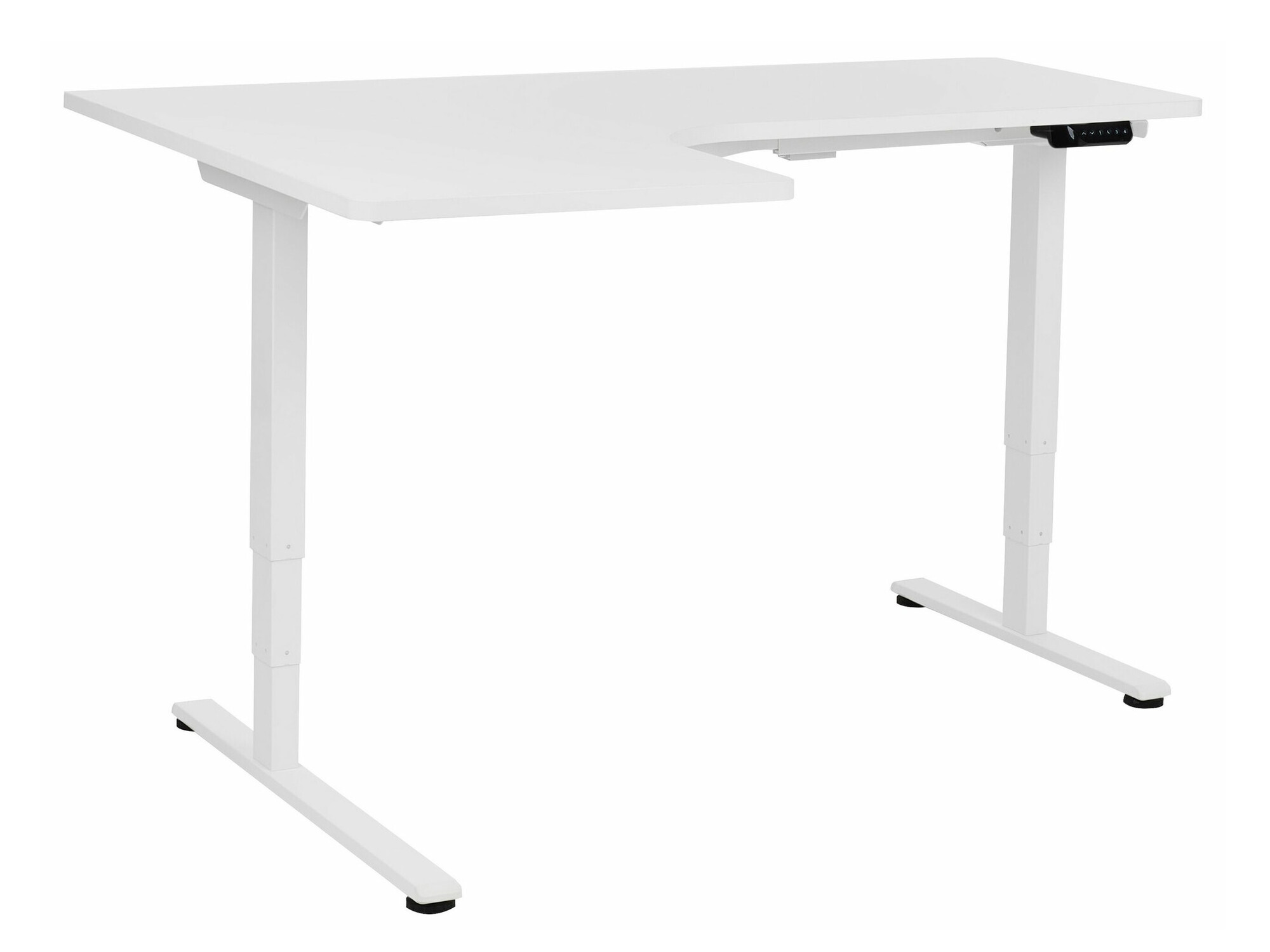 Офис бюро с регулируема височина Berwyn 2224 (Бял)