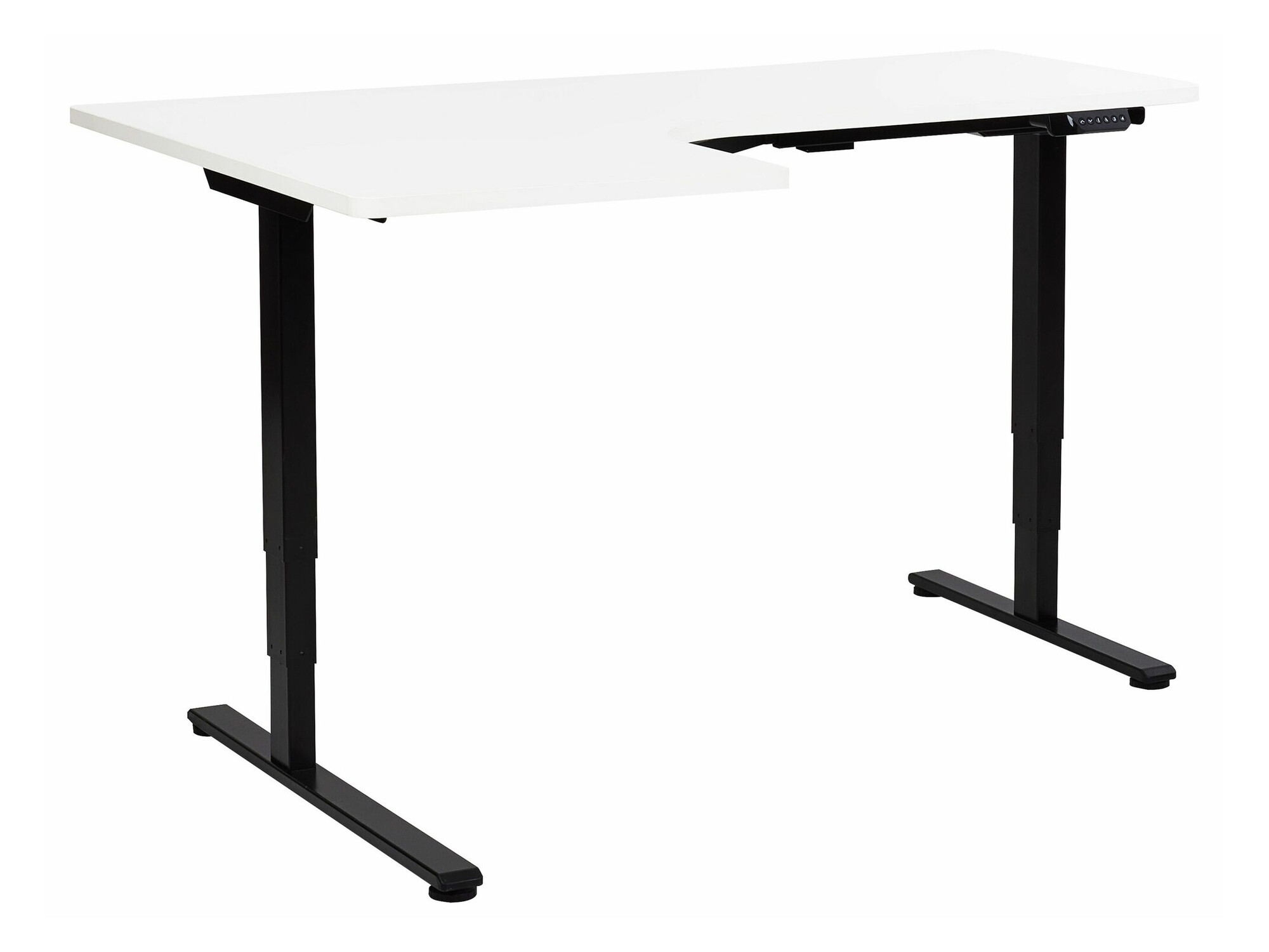 Офис бюро с регулируема височина Berwyn 2224 (Бял)