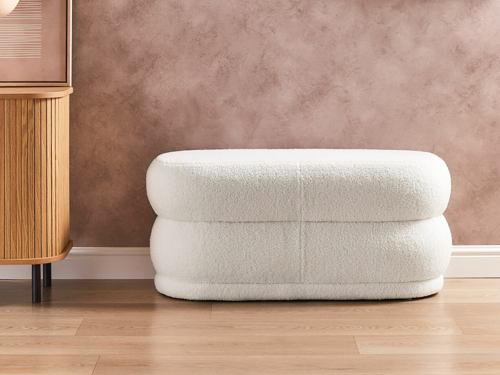 Тапицирана пейка Berwyn 2226 (Бял)