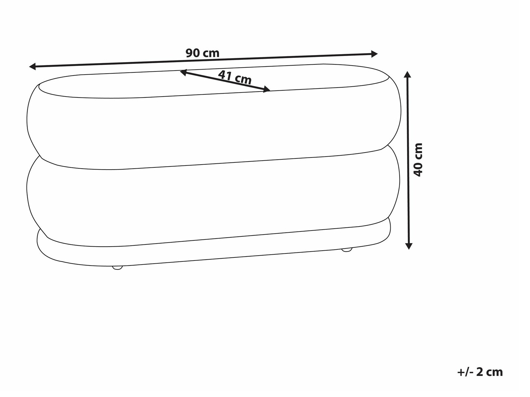 Тапицирана пейка Berwyn 2226 (Taupe)
