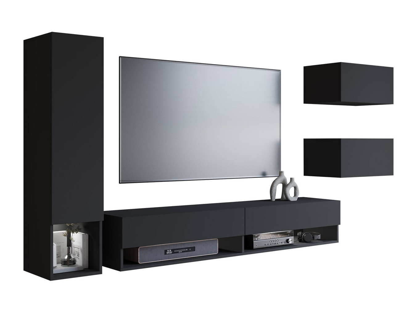 Комплект за хол Sarasota 124 (Графит)