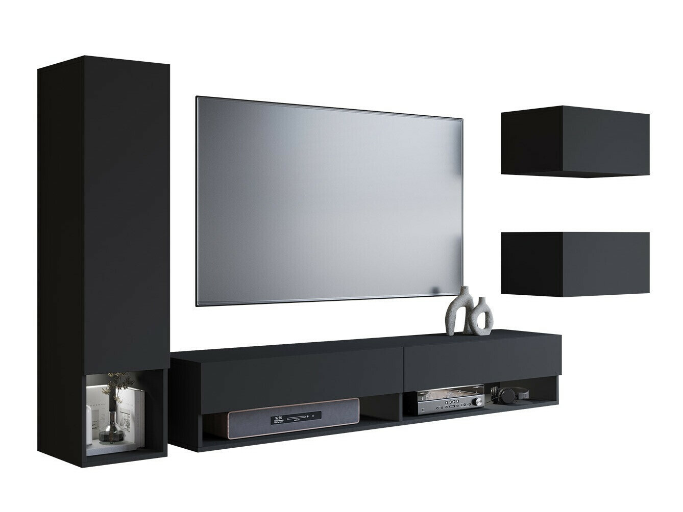 Комплект за хол Sarasota 124 (Графит)