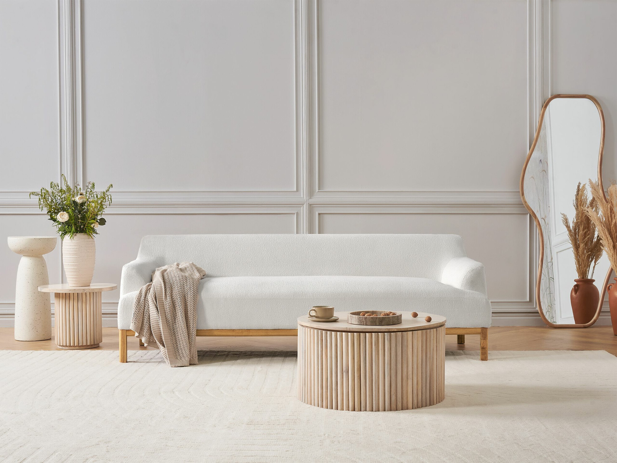 Диван Berwyn 2228 (Бял)