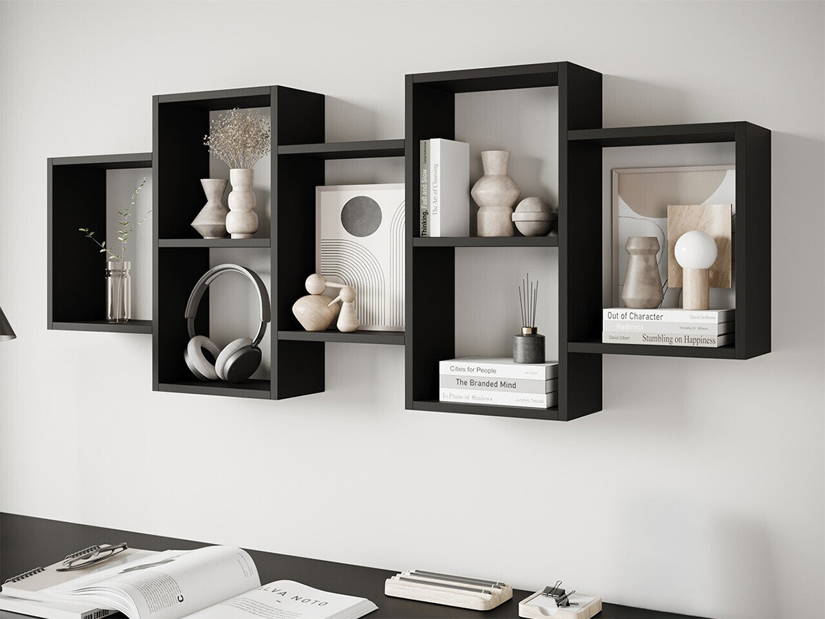 Стенна етажерка Sarasota 103 (Графит)