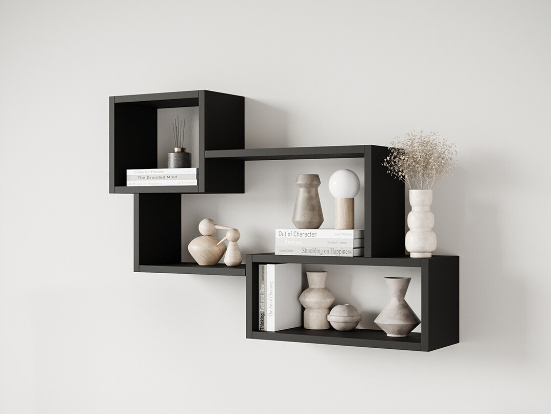 Стенна етажерка Sarasota 106 (Графит)