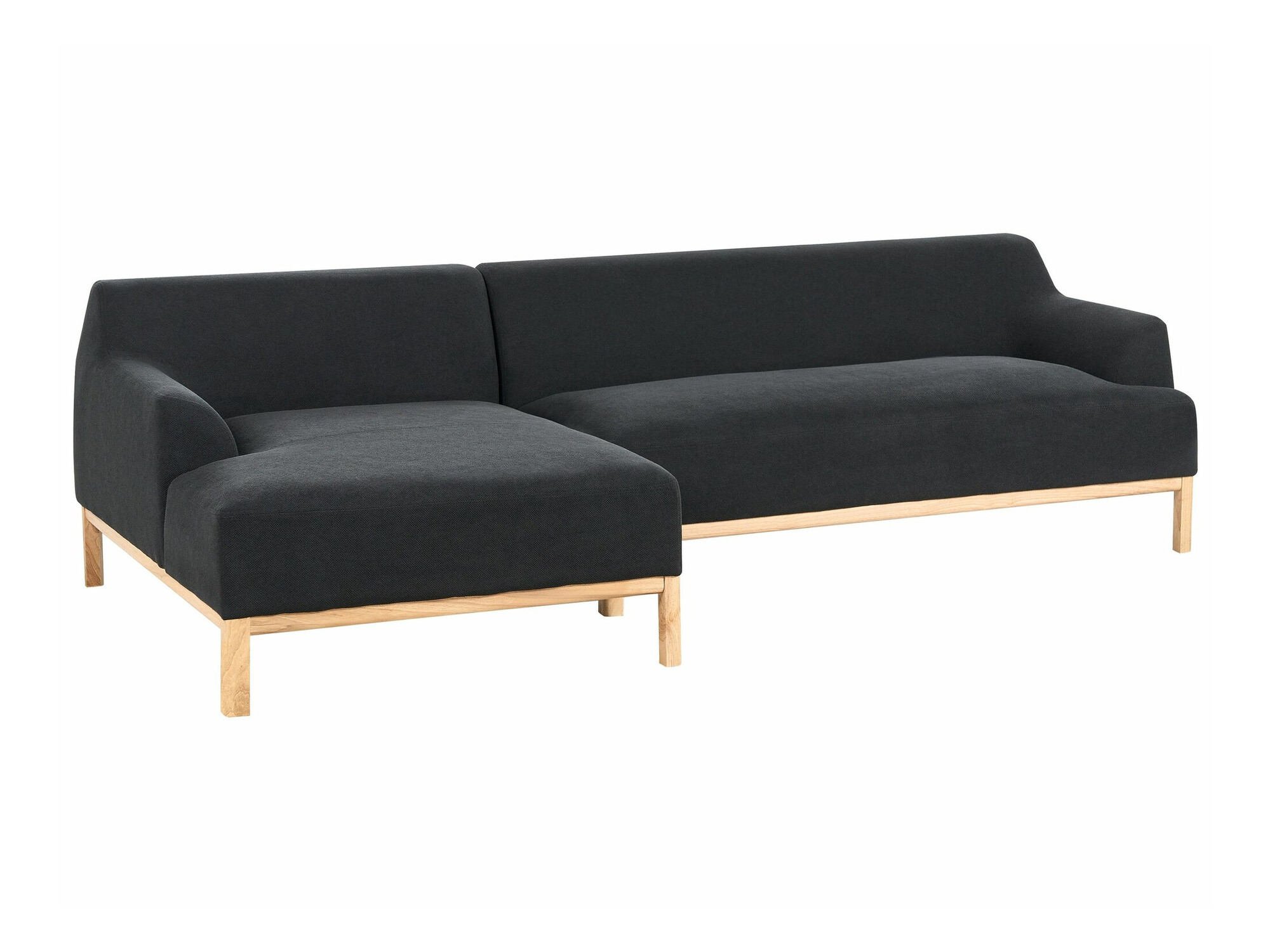 Ъглов диван Berwyn 2229 (Черен)