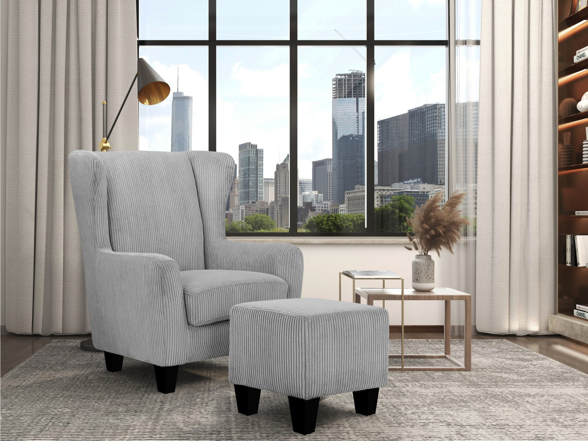 Фотьойл Denton 1366 (Сив)