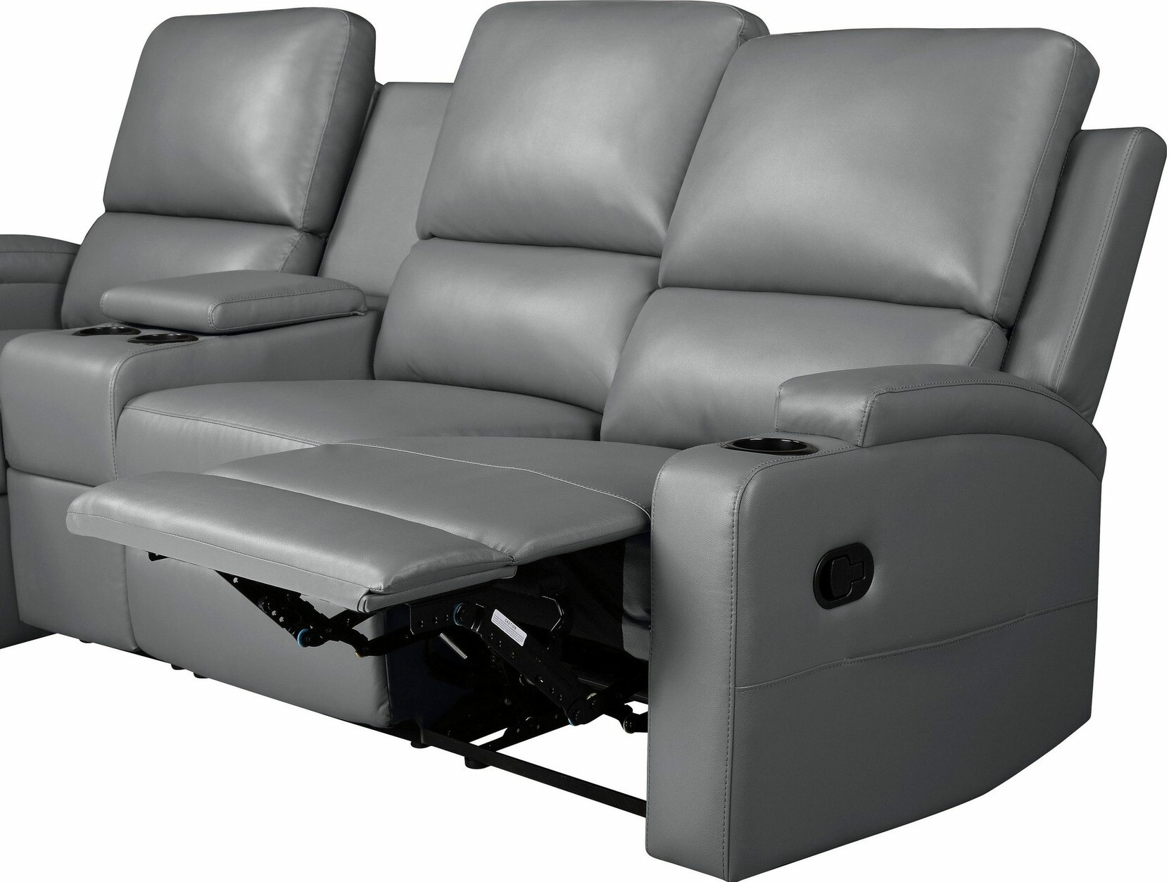 Ъглов реклайнер Denton 1368 (Сив)