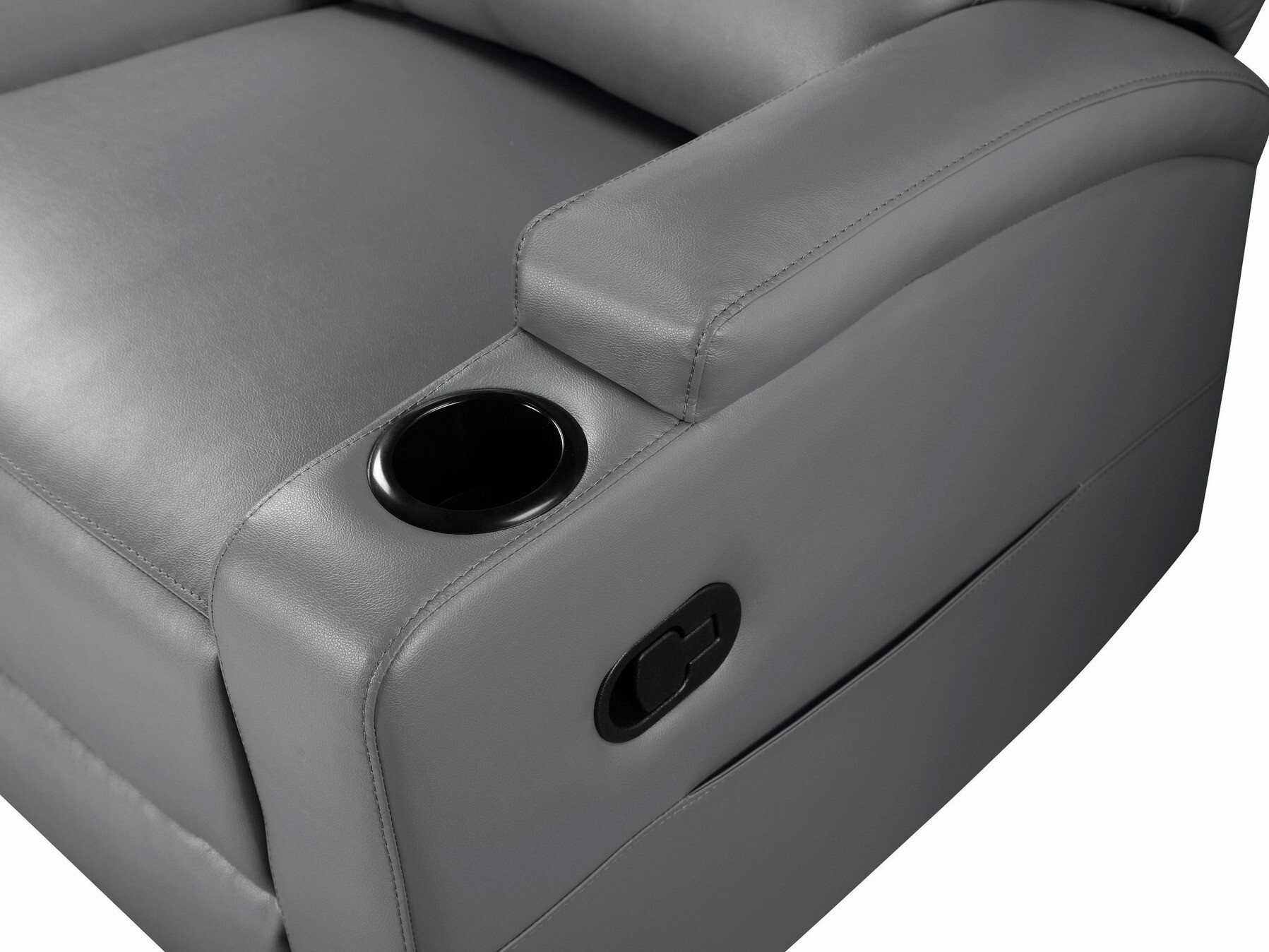 Ъглов реклайнер Denton 1368 (Сив)