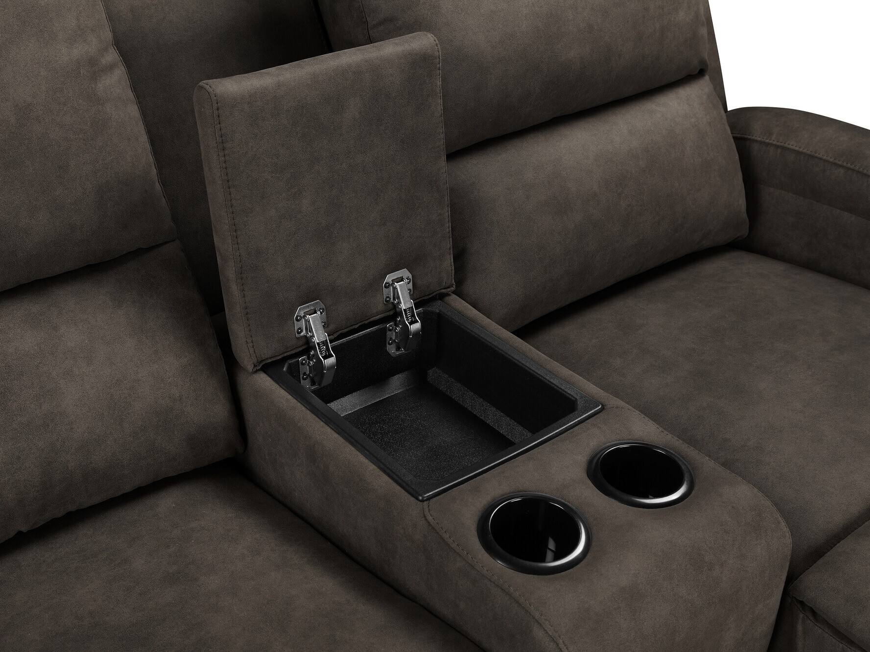 Ъглов реклайнер Denton 1368 (Тъмнокафяв)