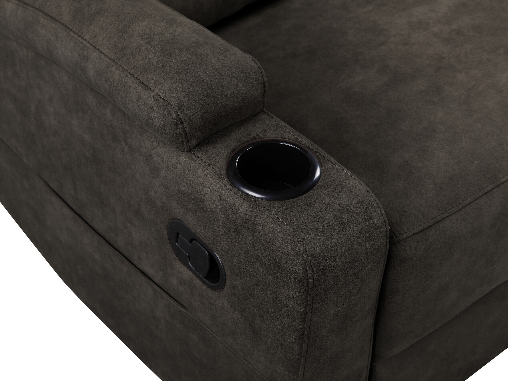 Ъглов реклайнер Denton 1368 (Тъмнокафяв)