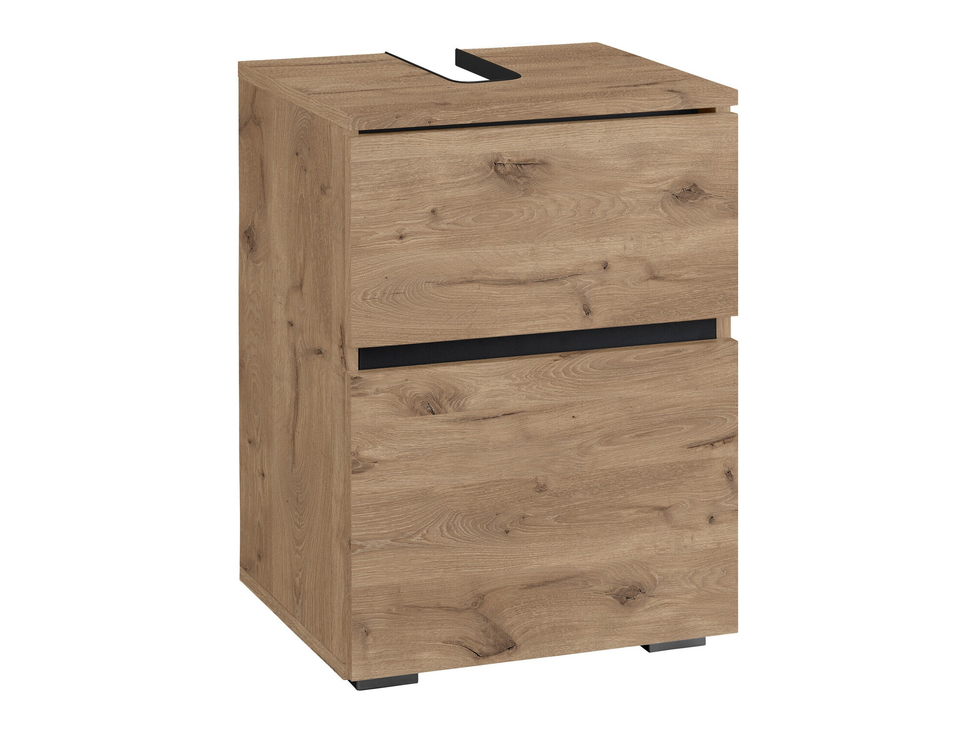 Стоящ шкаф за баня за мивка Soncamu 103 (Дъб)