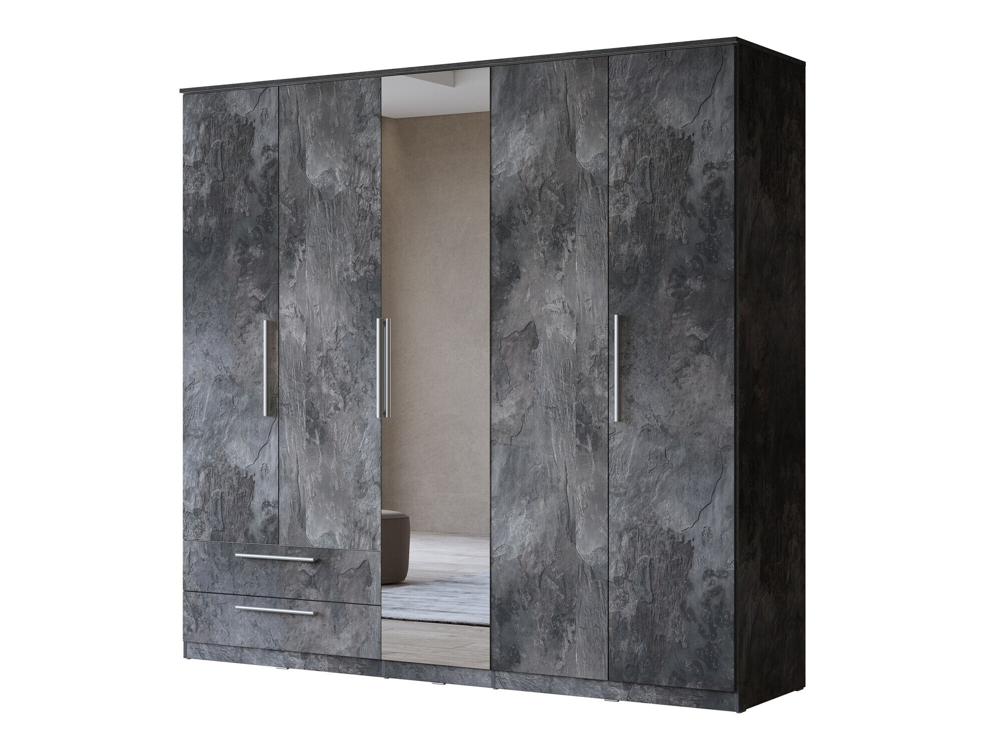 Гардероб Torvire 121 (Тъмен бетон)