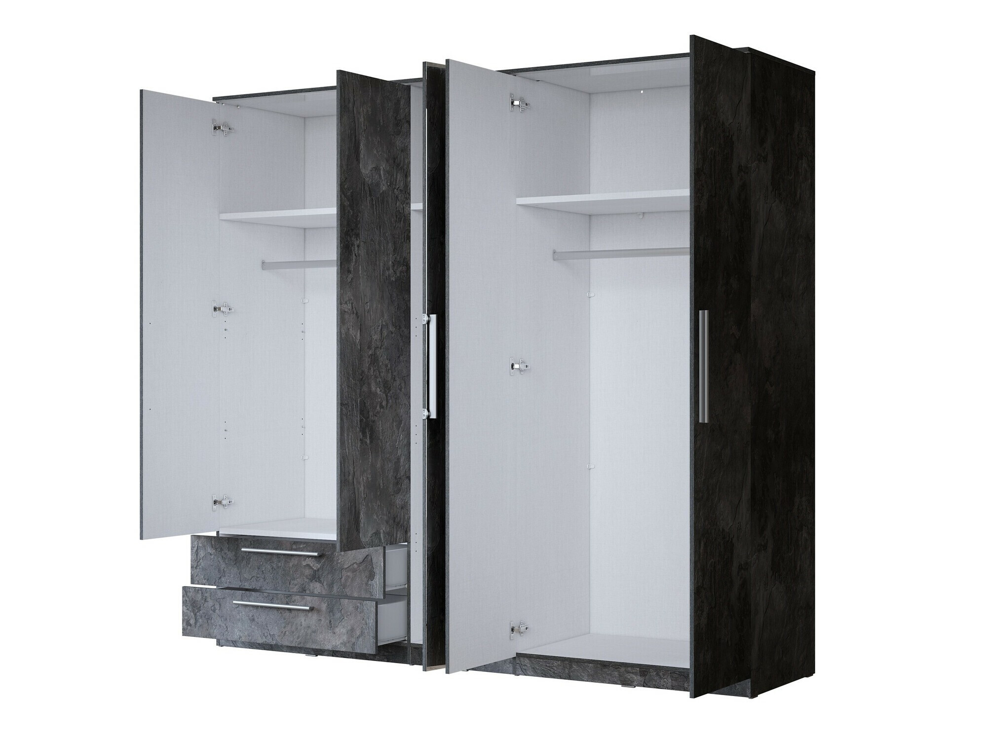 Гардероб Torvire 121 (Тъмен бетон)