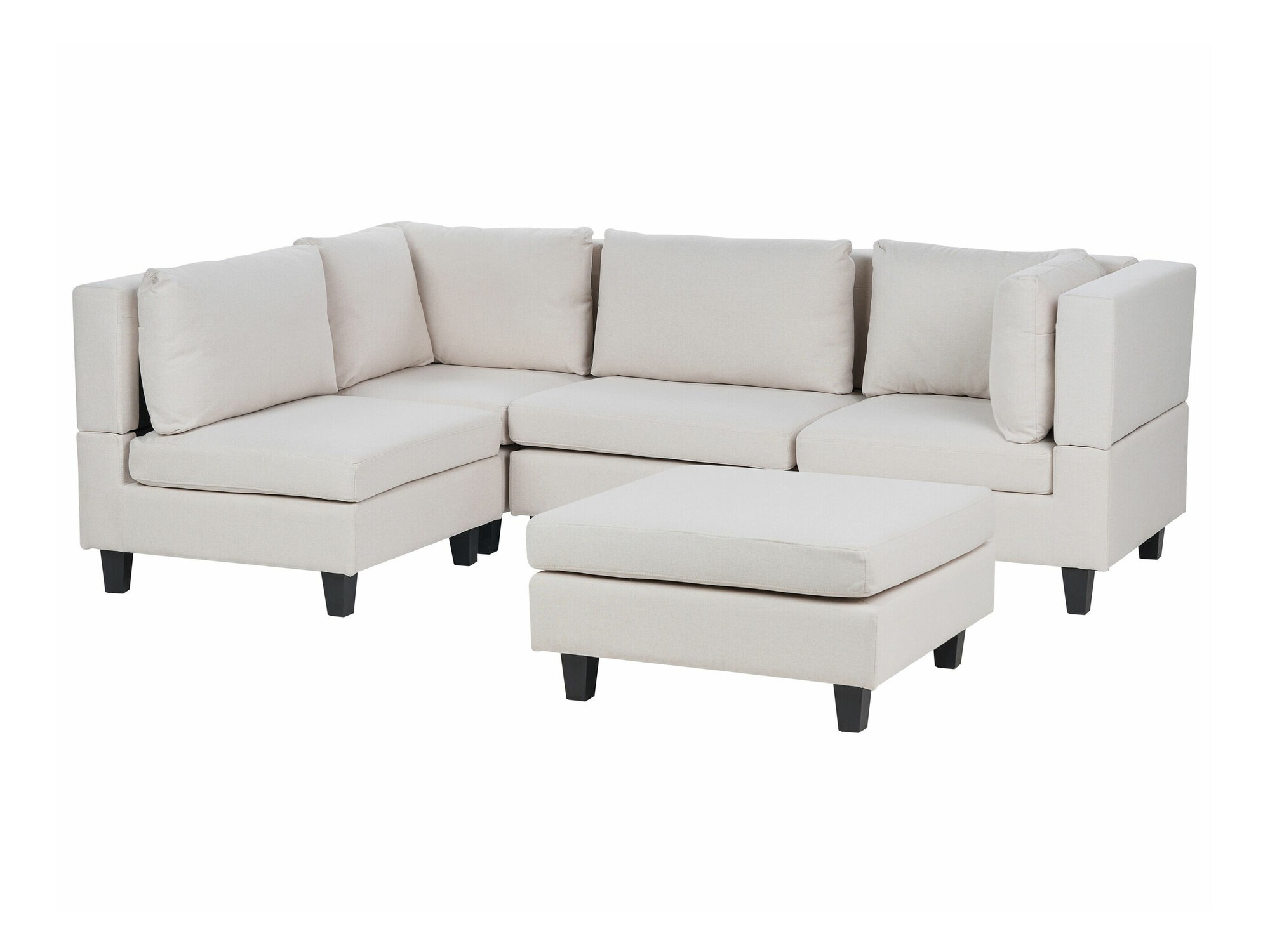 Модулен ъглов диван Elbmeli 108 (Бежов)