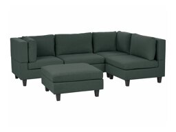 Модулен ъглов диван Elbmeli 108 (Зелен)