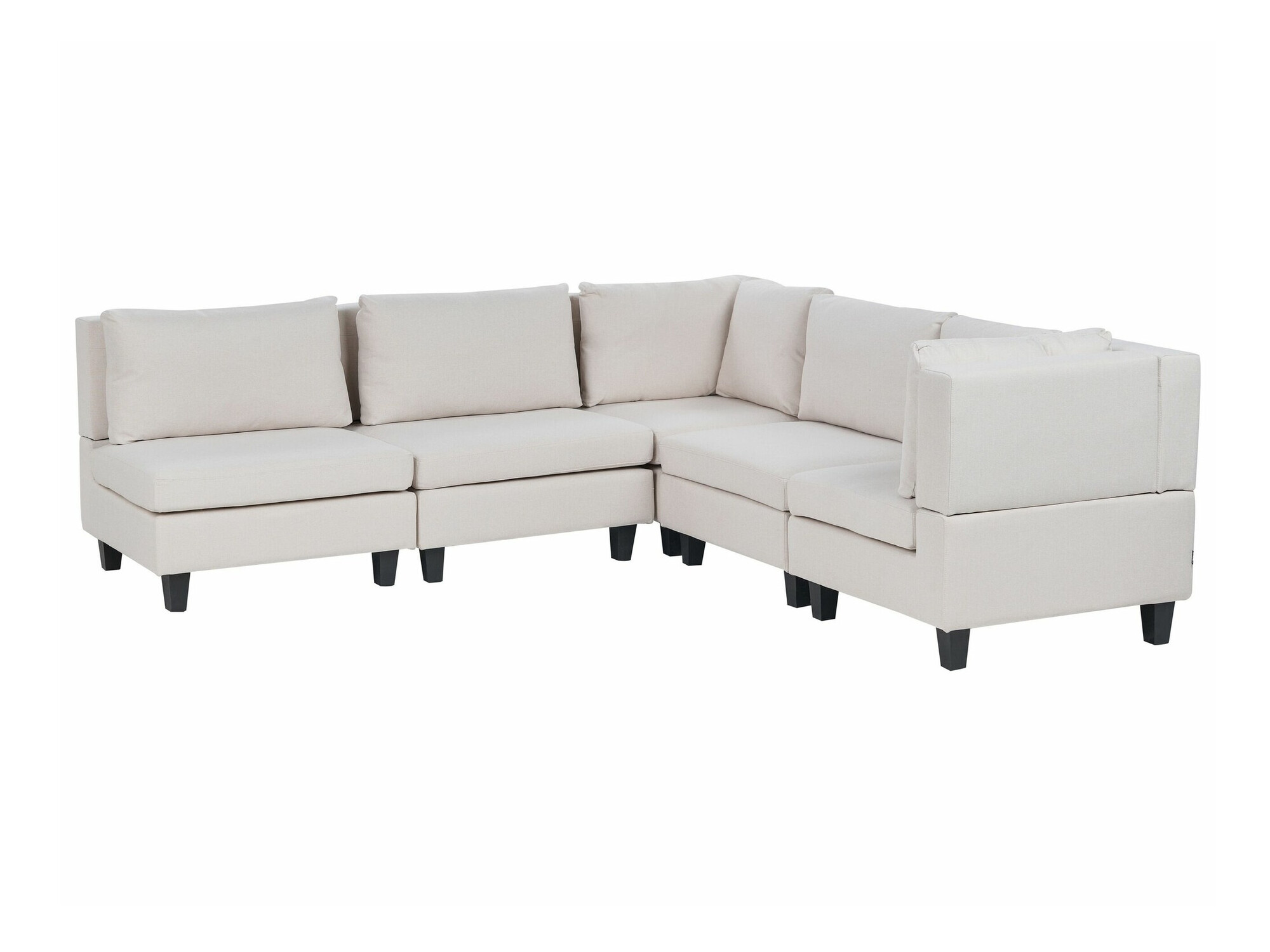 Модулен ъглов диван Elbmeli 109 (Бежов)