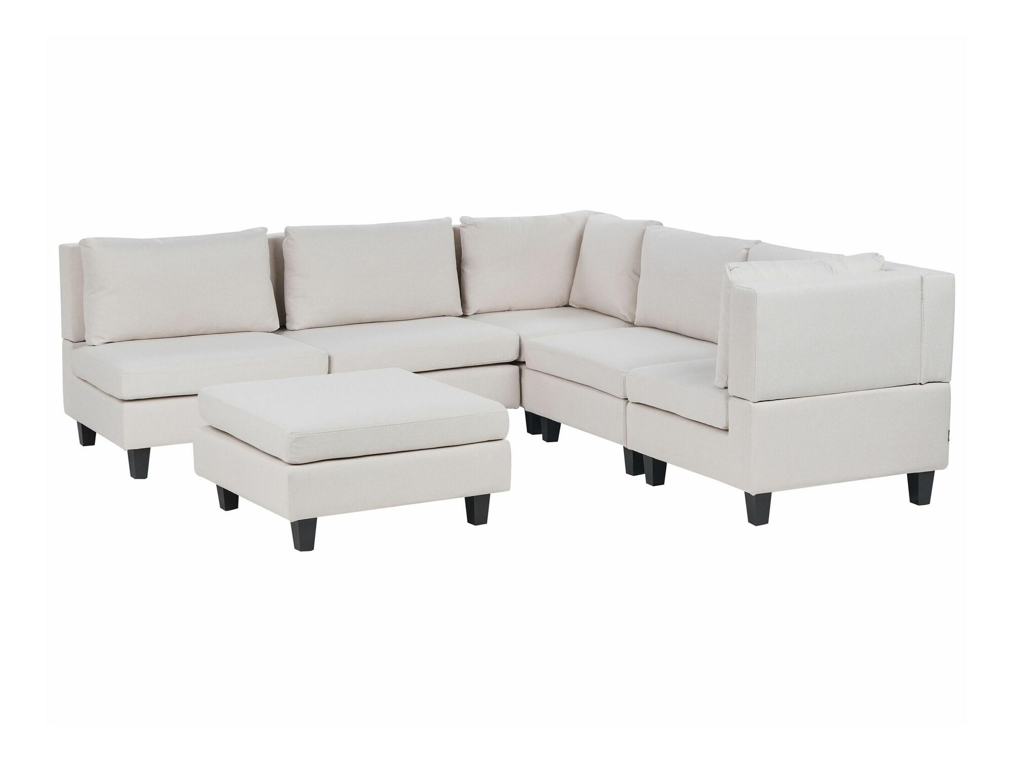 Модулен ъглов диван Elbmeli 109 (Бежов)