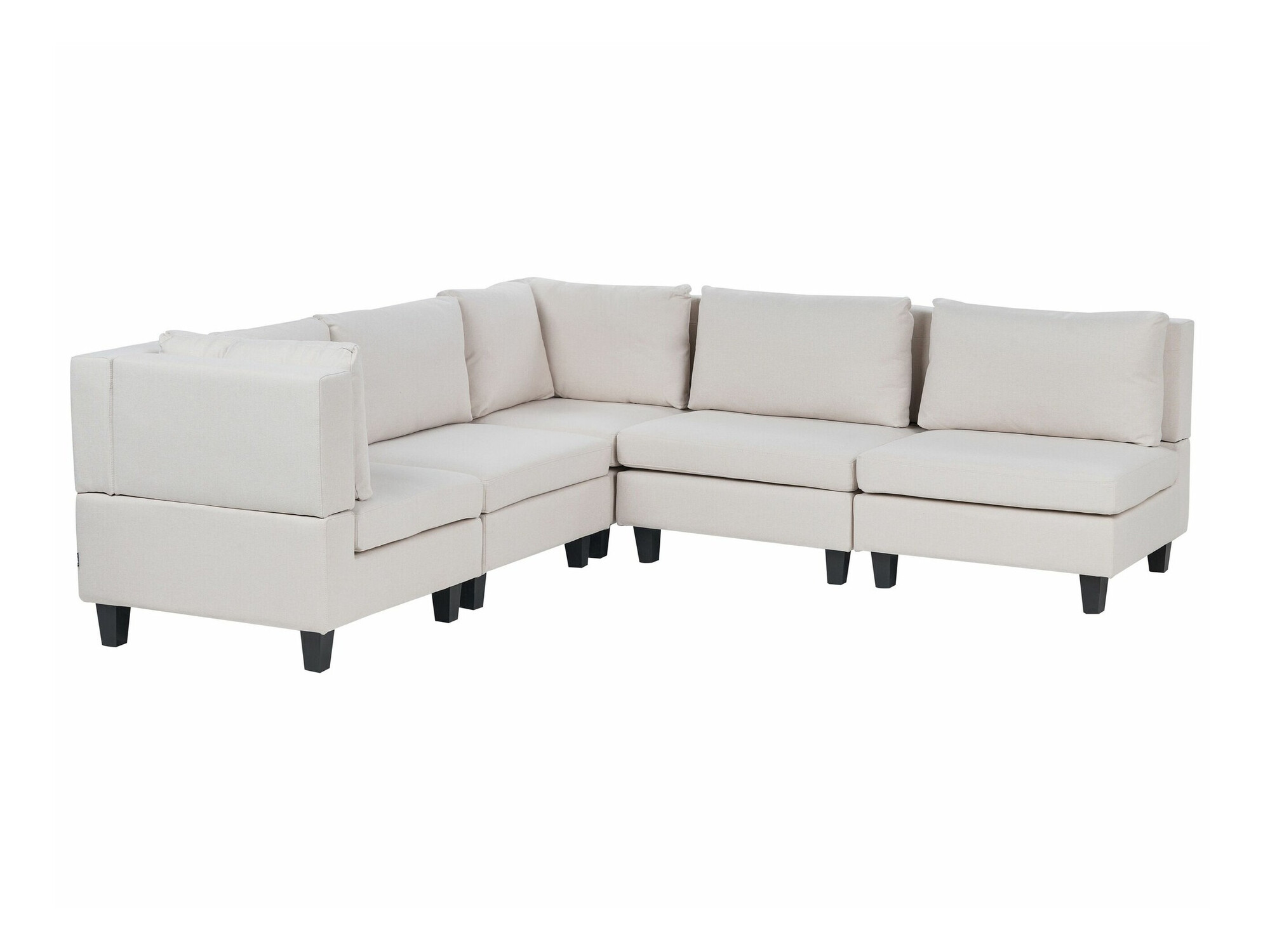 Модулен ъглов диван Elbmeli 109 (Бежов)