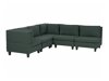 Модулен ъглов диван Elbmeli 109 (Зелен)