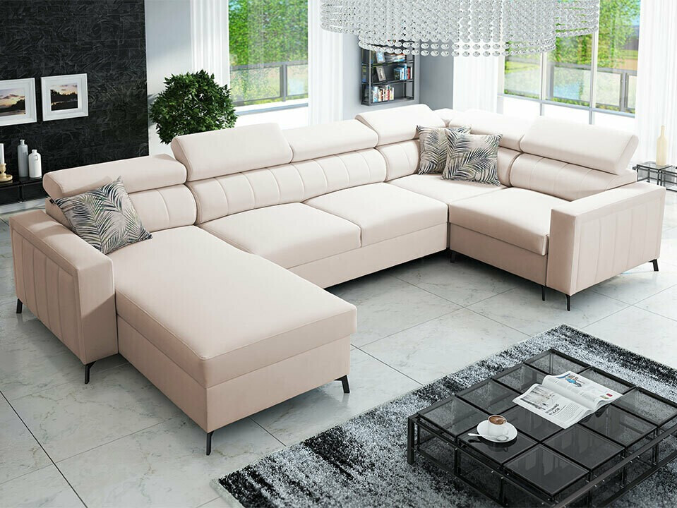 Ъглов диван Sarasota 154 (Mono 231 + Botanical 36)