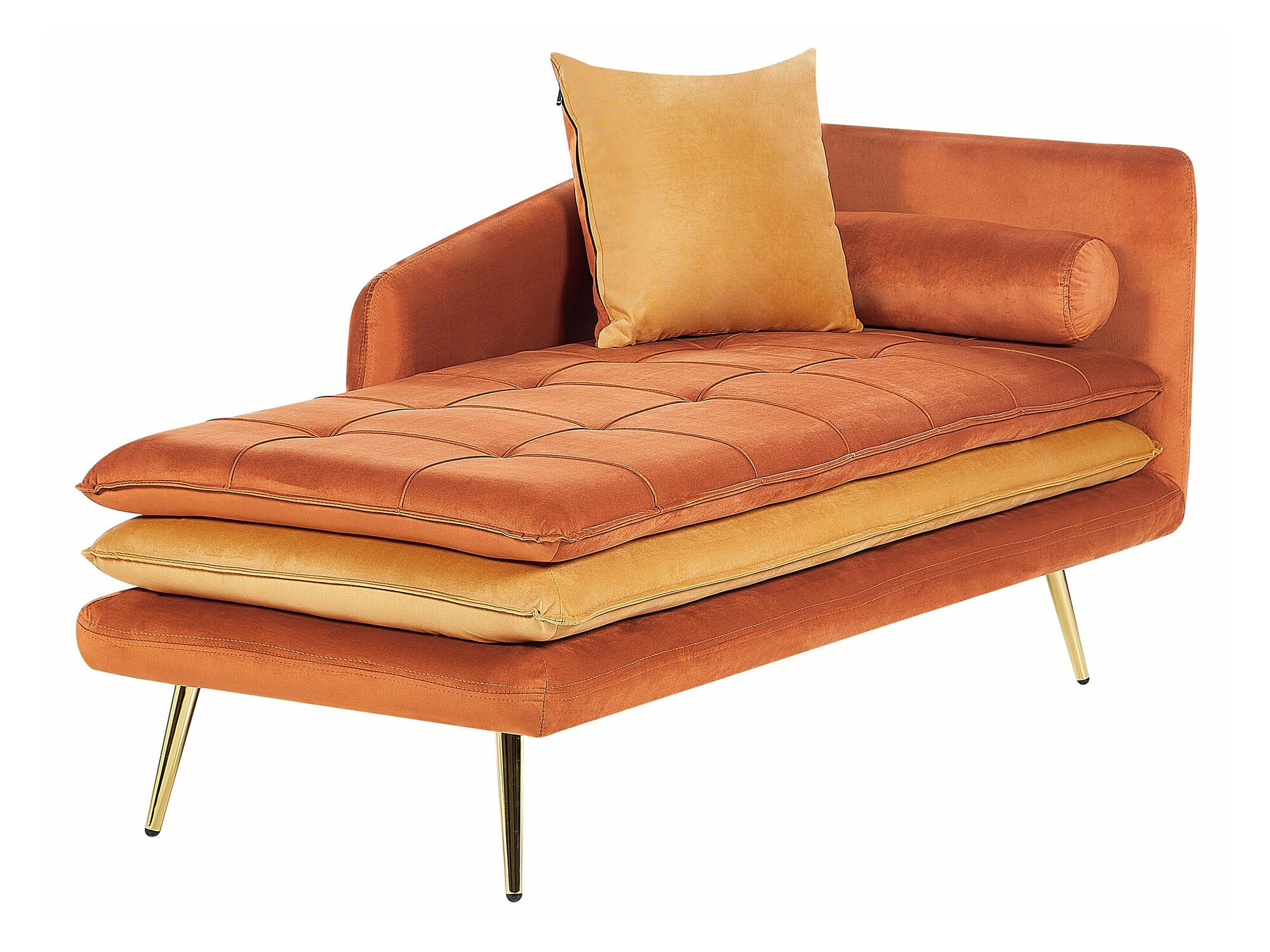 Кушетка Berwyn 1044 (Тъмно оранжево + Оранжев)